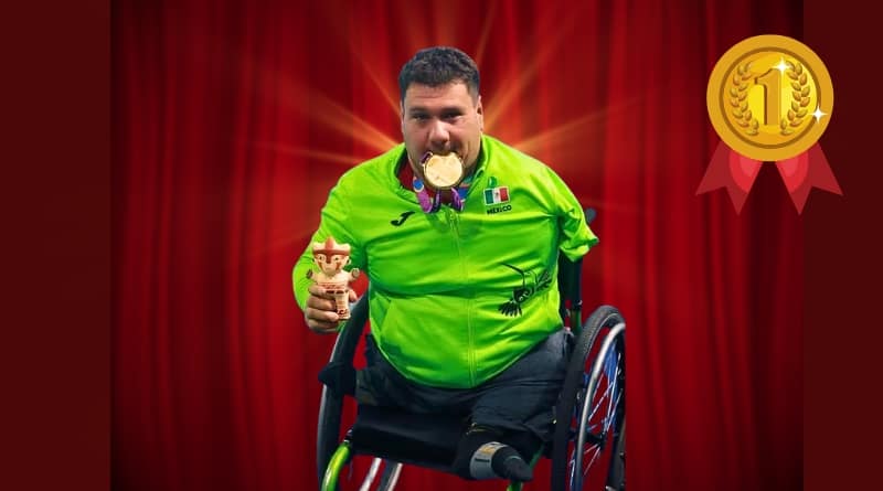 Abandonado por su padre y rechazado por escuelas, hoy es leyenda: Arnulfo Castorena gana su cuarta medalla de oro paralímpica para México.