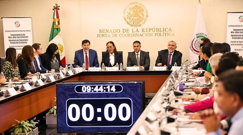 El Senado aprueba la Estrategia Nacional de Seguridad Pública 2024-2030, impulsada por el gobierno de Claudia Sheinbaum y respaldada por fuerzas federales.