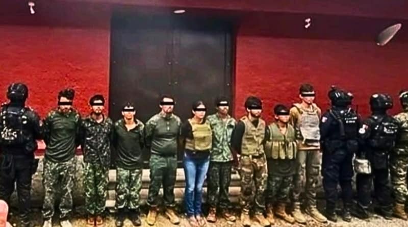Ejército mexicano captura a célula del Cártel de Los Reyes, con 12 exmilitares colombianos, tras emboscada con mina terrestre que mató a 8 soldados