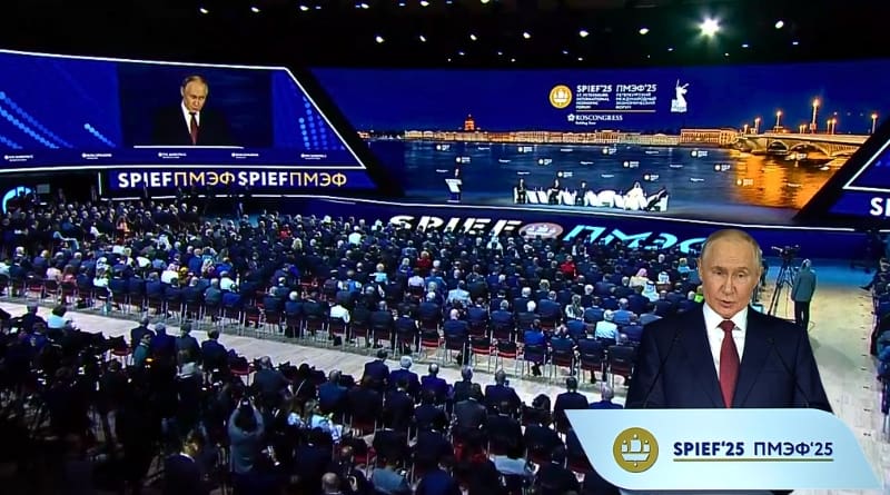 El presidente de Rusia aseguró que el país ya no depende de los hidrocarburos, con un PIB que crece por encima del promedio global y con mayor inversión extranjera