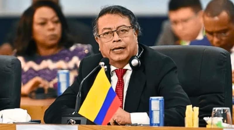 El presidente Gustavo Petro acusa a Washington de irrespetar a las instituciones judiciales de Colombia y llama a la solidaridad internacional del poder judicial.