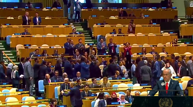 Europa, Medio Oriente y la Autoridad Palestina critican discurso de Israel: llaman a cautela, denuncian crímenes y apoyan reconocimiento de Palestina.