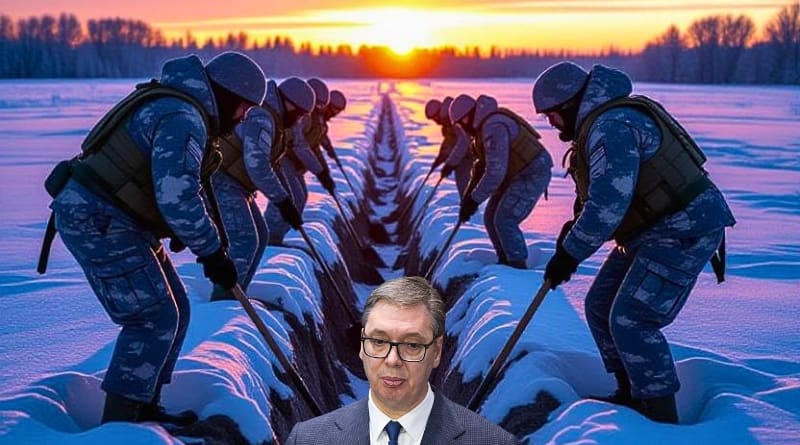 El presidente serbio advierte de un "colapso y caos total", asegura que las potencias cavan sus trincheras y que el conflicto es inevitable. La sombra de un choque global.