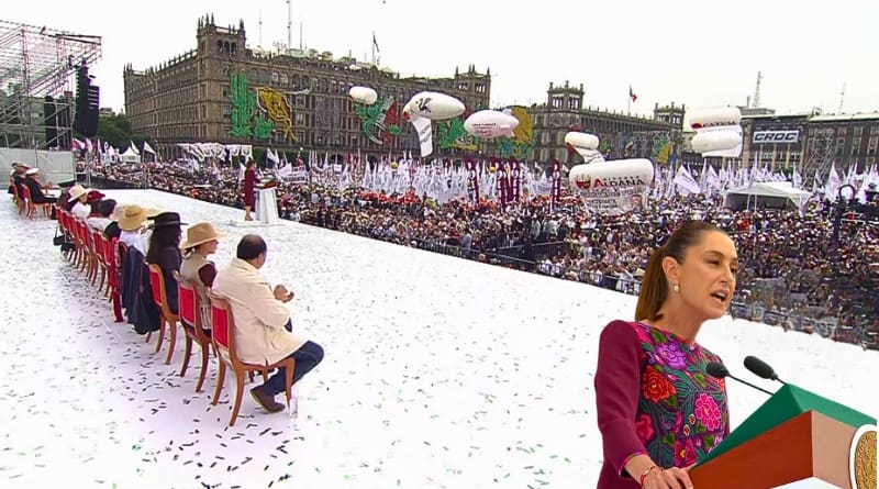 La presidenta de México cumple su primer año de gobierno, reafirmando los pilares de la Cuarta Transformación con un enfoque en la igualdad de género y la soberanía nacional.